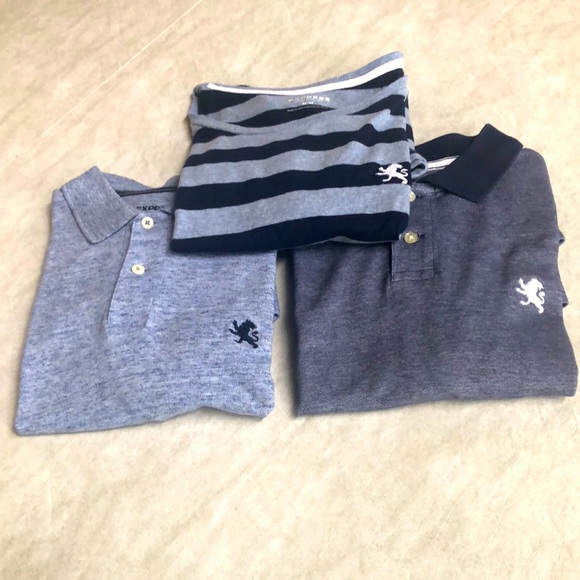 Express Men's 100% Cotton Blue Striped Crew Neck Tee Short Sleeves Size M - Picture 11 of 11